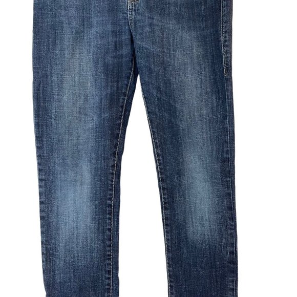 Rock and Republic Berlin Dark Wash Denim Skinny Mid-Rise Jeans Stretch Womens 8M - Picture 4 of 12